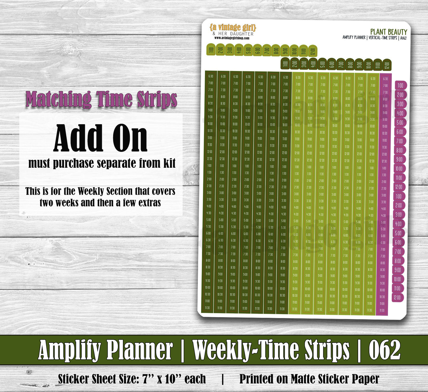 AMPLIFY PLANNER | Plant Beauty | A062