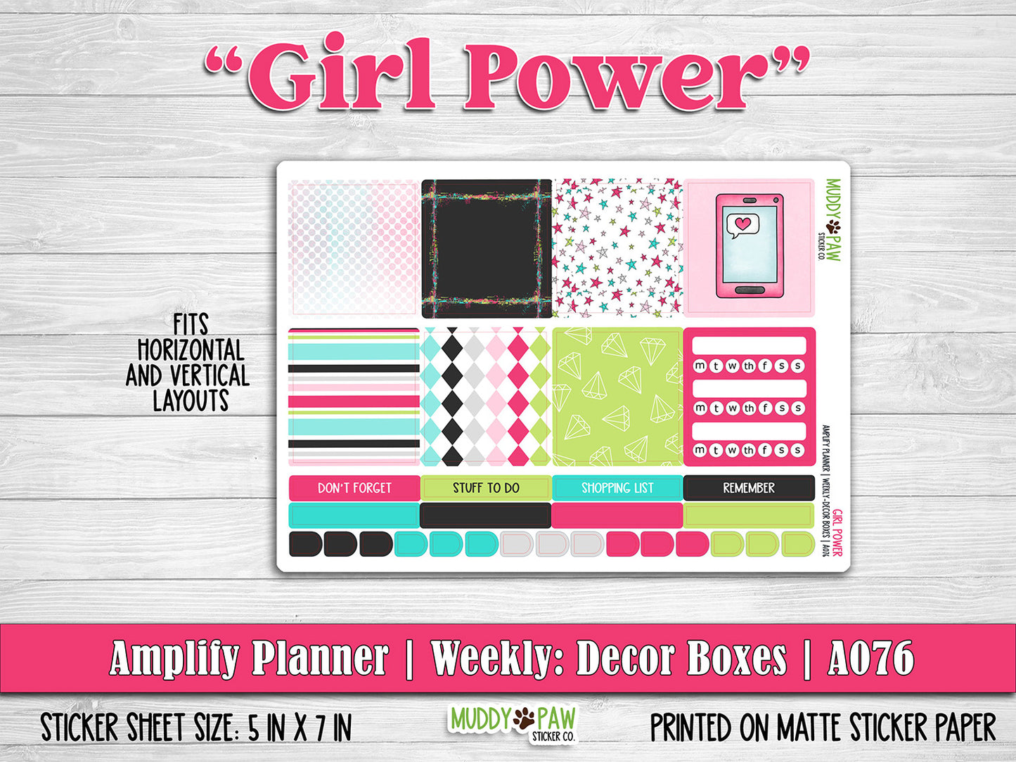 AMPLIFY PLANNER | Girl Power | A076