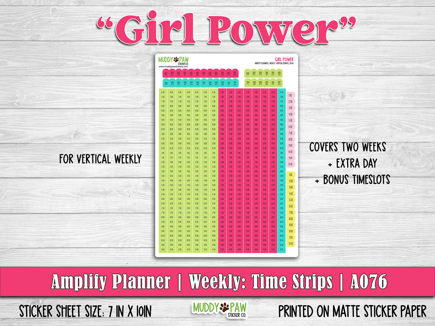 AMPLIFY PLANNER | Girl Power | A076