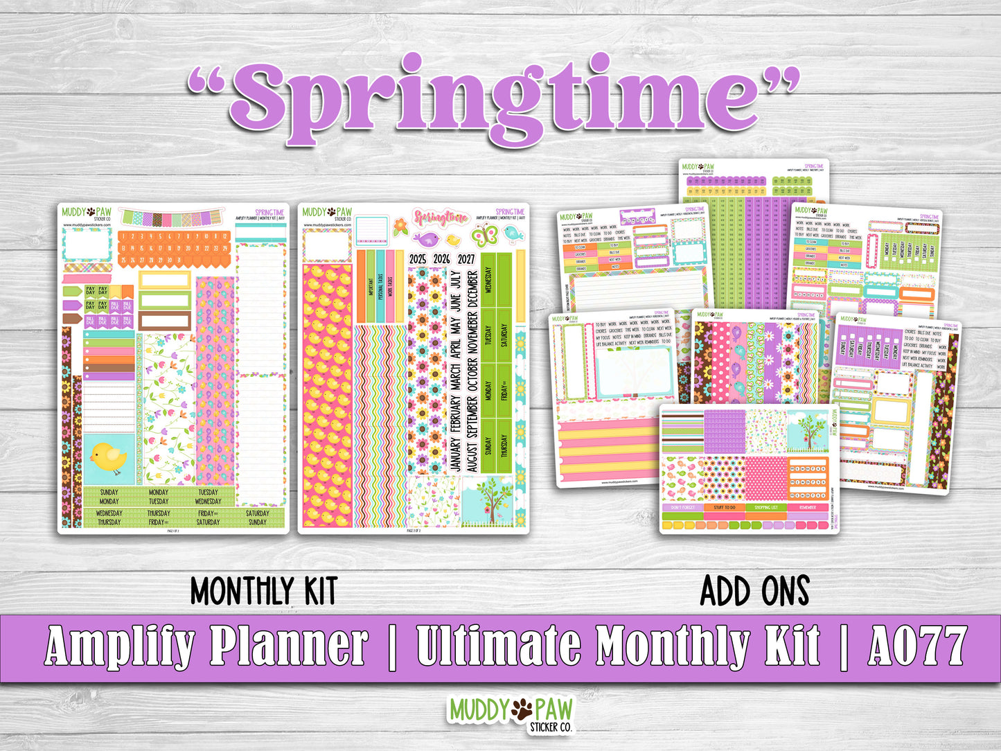 AMPLIFY PLANNER | Springtime | A077