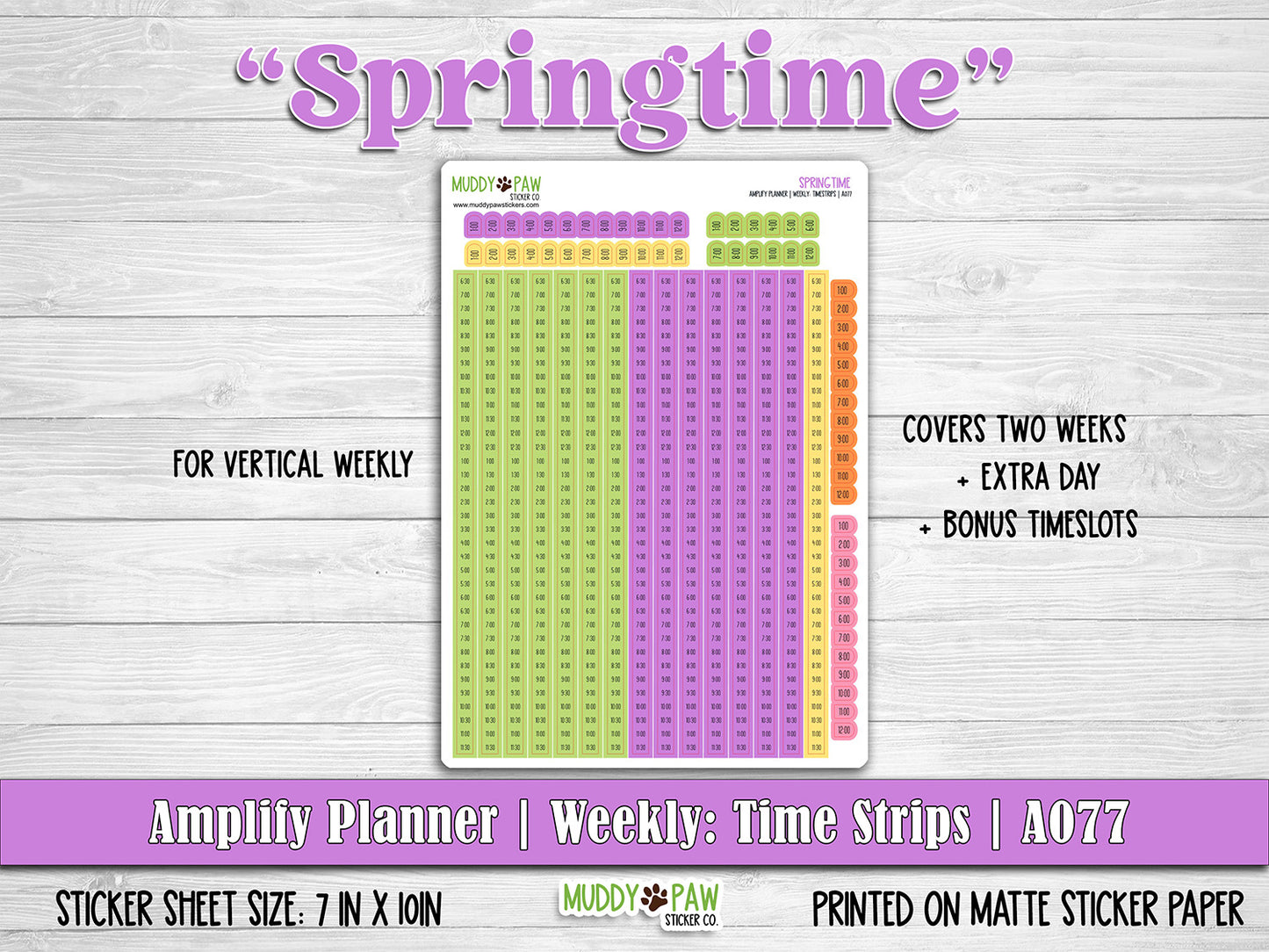AMPLIFY PLANNER | Springtime | A077