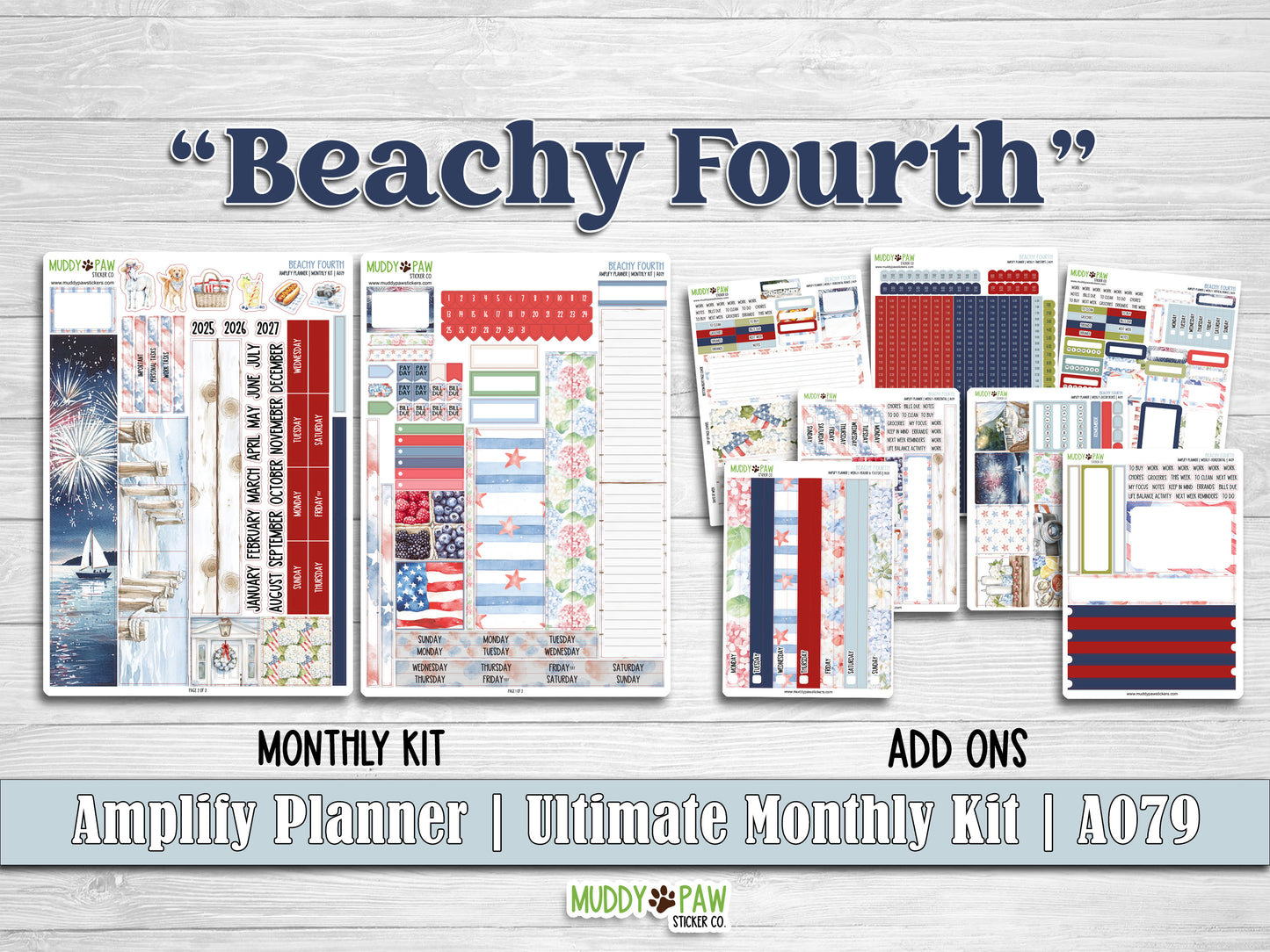 AMPLIFY PLANNER | Beachy Fourth | A079