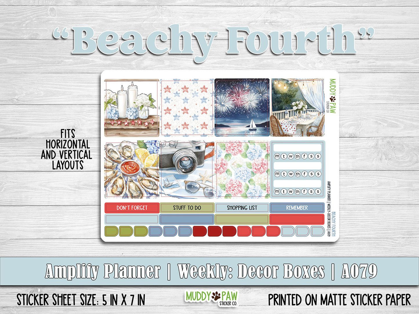AMPLIFY PLANNER | Beachy Fourth | A079