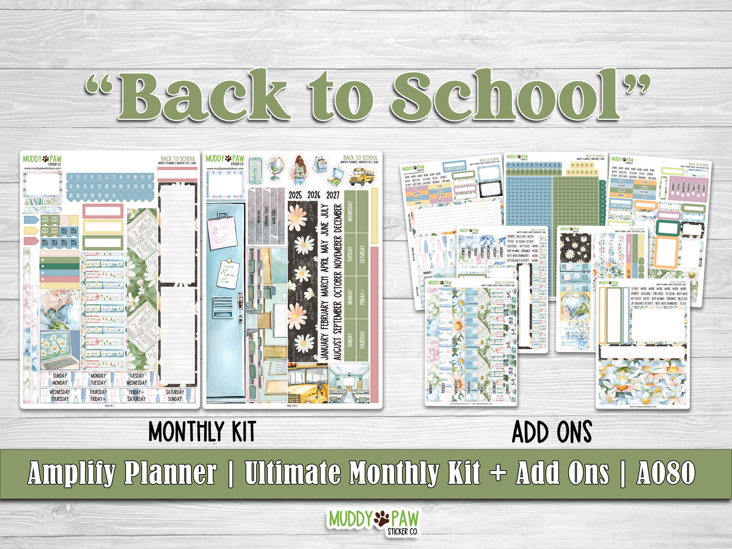 AMPLIFY PLANNER | Back to School | A080