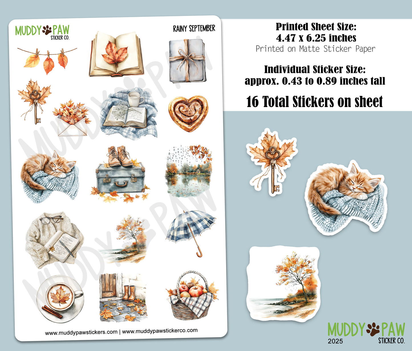 AMPLIFY PLANNER | Rainy September | A081
