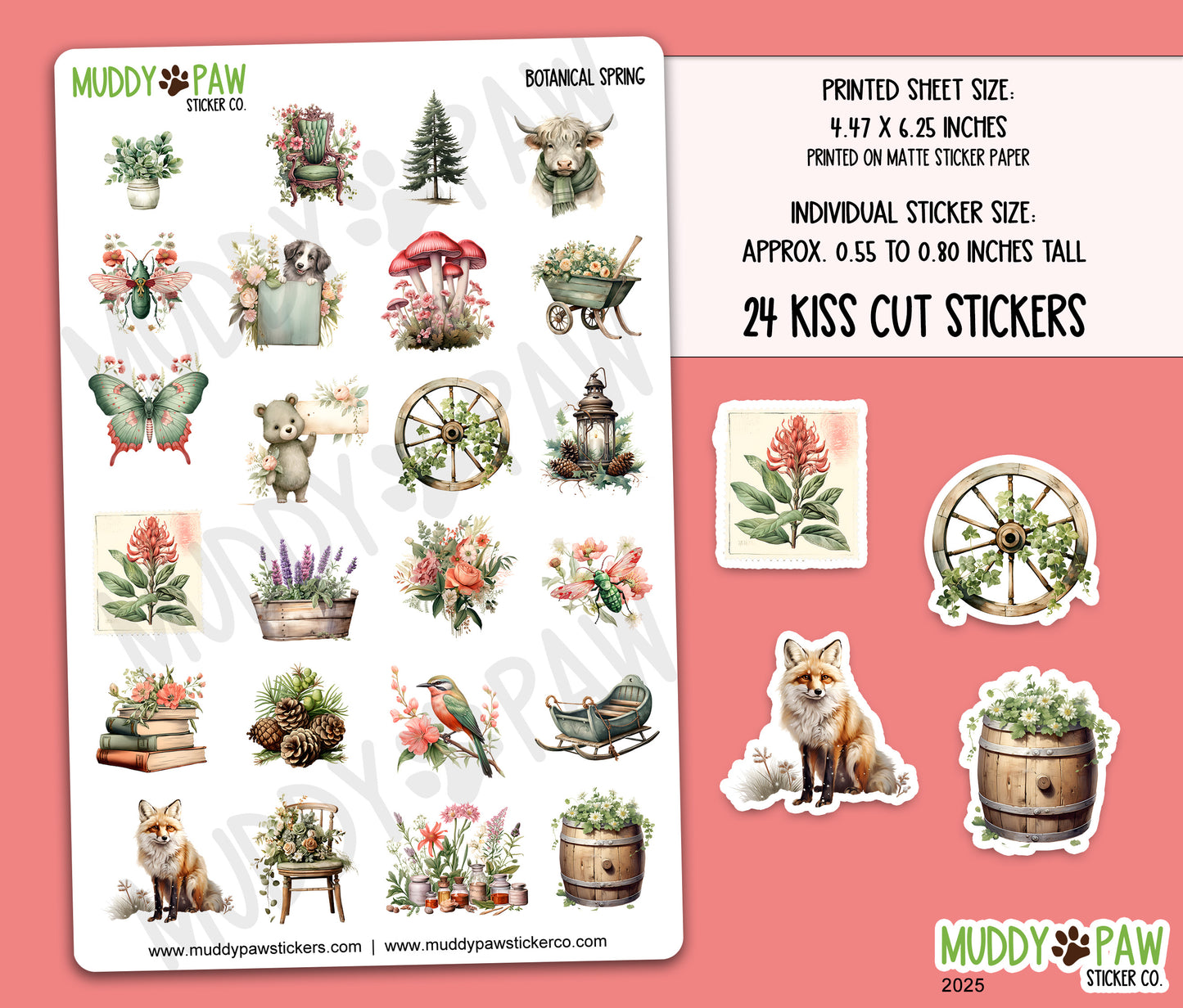 Botanical Spring | STICKER SHEET