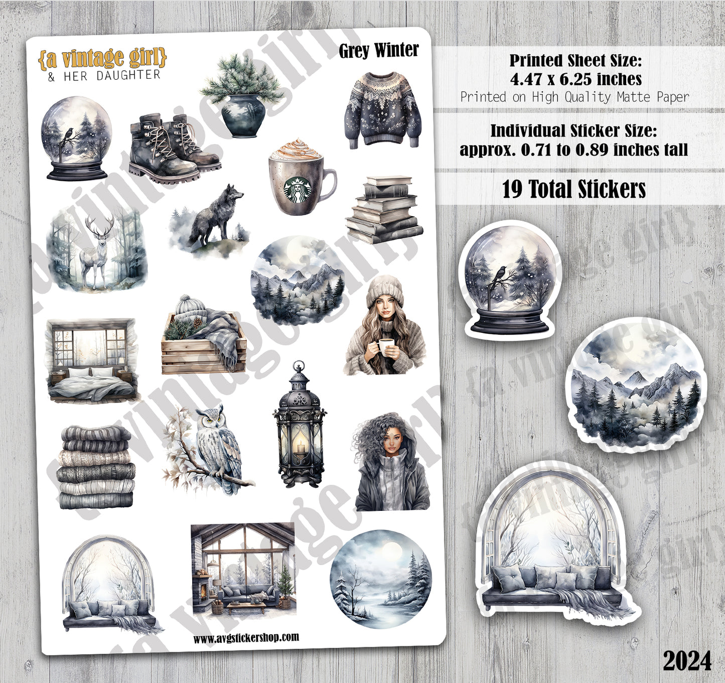 AMPLIFY PLANNER | Grey Winter | A072