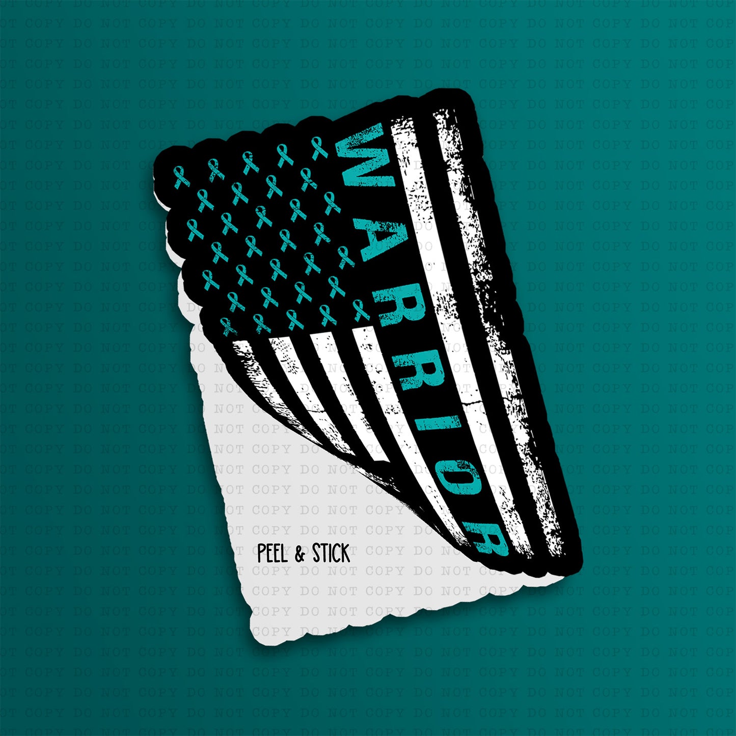 DIE CUT | Ovarian Cancer Warrior | INDOOR USE ONLY