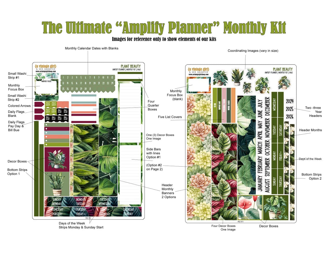 AMPLIFY PLANNER | Home For The Holidays | A071
