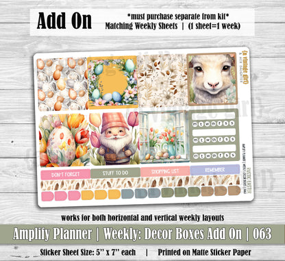 AMPLIFY PLANNER | Rustic Easter | A063