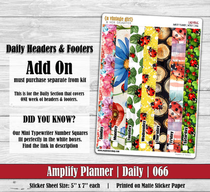 AMPLIFY PLANNER | Ladybug | A066