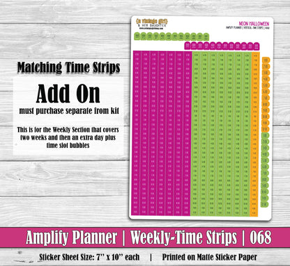 AMPLIFY PLANNER | Neon Halloween | A068