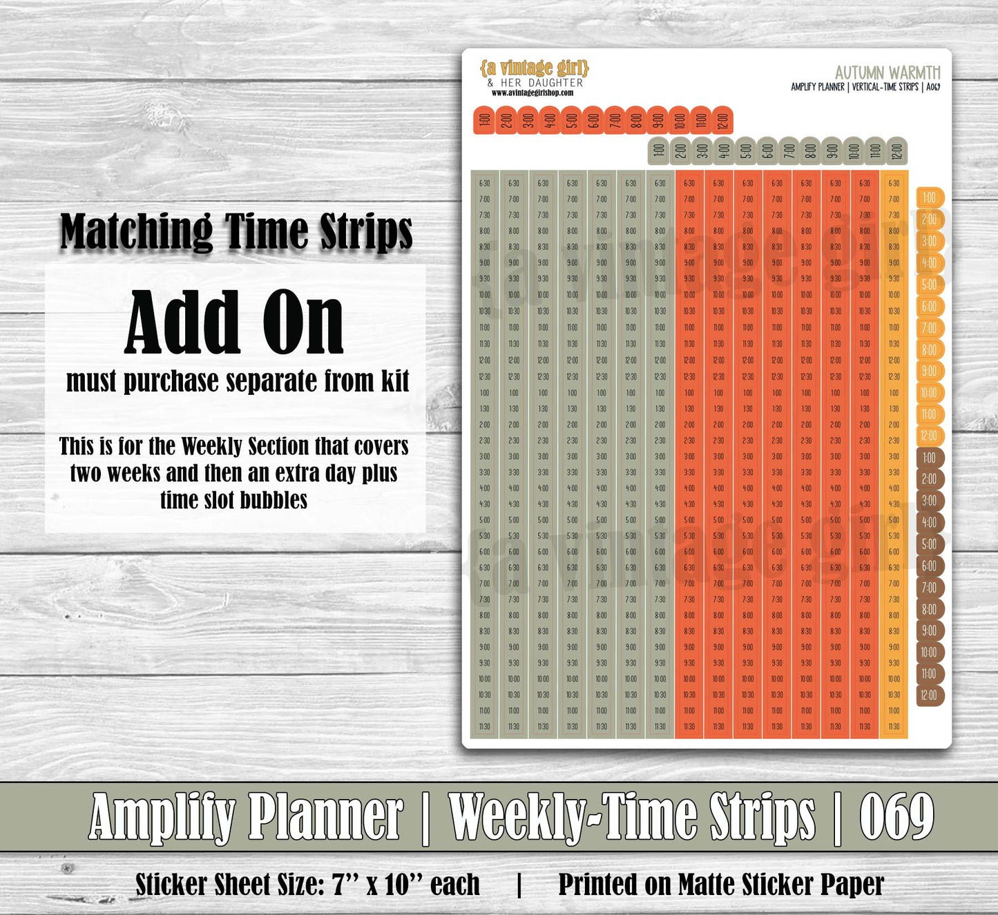 AMPLIFY PLANNER | Autumn Warmth | A069