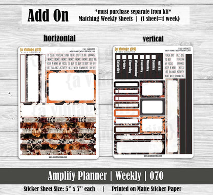 AMPLIFY PLANNER | Fall Darkness | A070