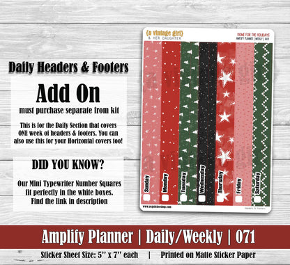 AMPLIFY PLANNER | Home For The Holidays | A071