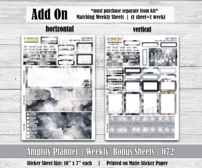 AMPLIFY PLANNER | Grey Winter | A072