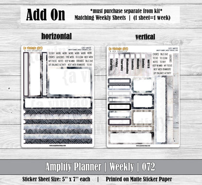 AMPLIFY PLANNER | Grey Winter | A072