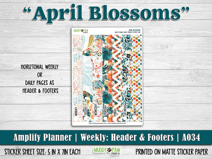 AMPLIFY PLANNER | April Blossom | A034