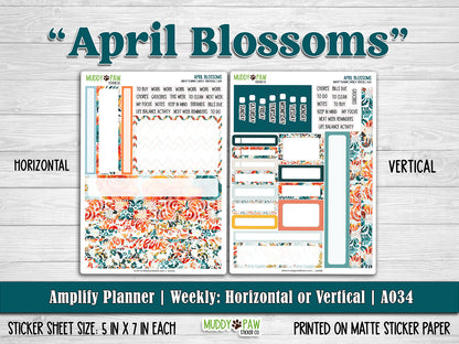 AMPLIFY PLANNER | April Blossom | A034