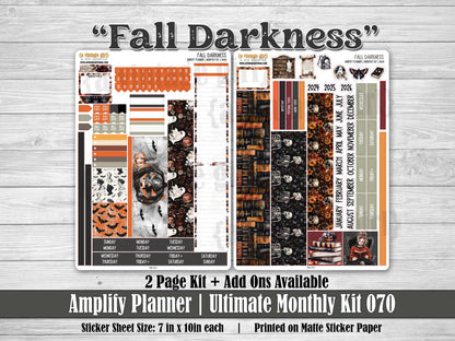 AMPLIFY PLANNER | Fall Darkness | A070