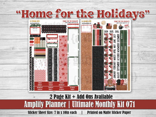 AMPLIFY PLANNER | Home For The Holidays | A071