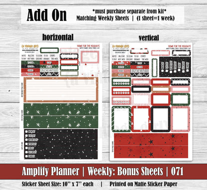 AMPLIFY PLANNER | Home For The Holidays | A071