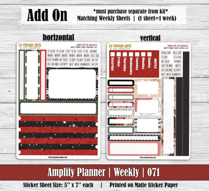 AMPLIFY PLANNER | Home For The Holidays | A071