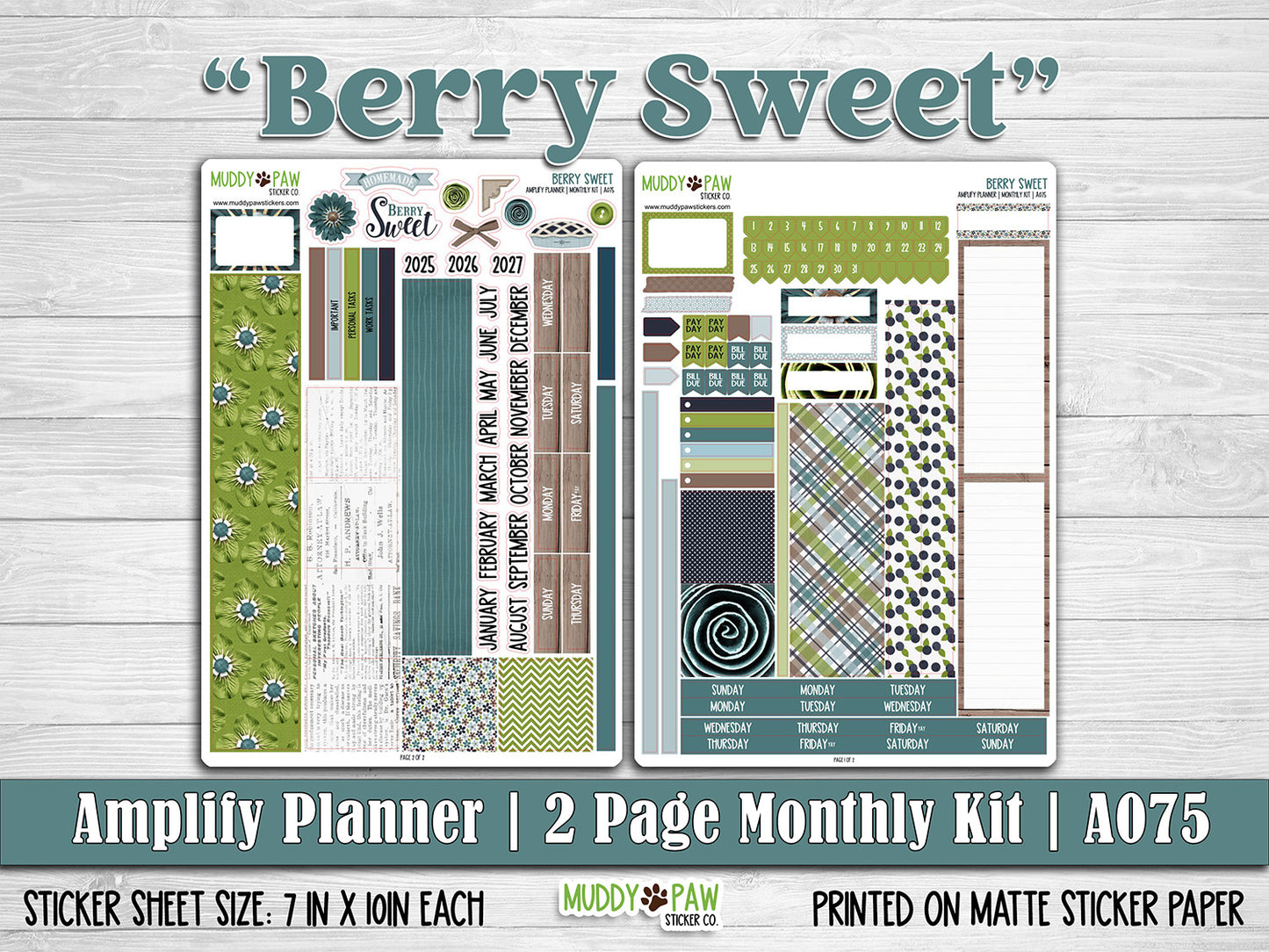 AMPLIFY PLANNER | Berry Sweet | A075