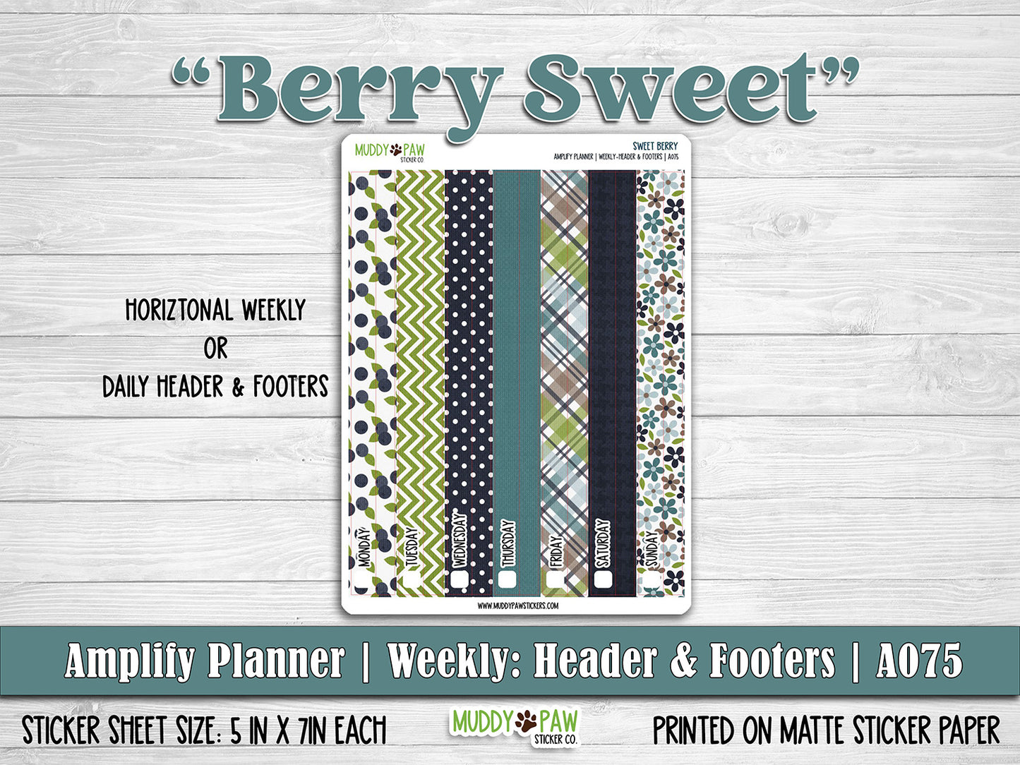 AMPLIFY PLANNER | Berry Sweet | A075