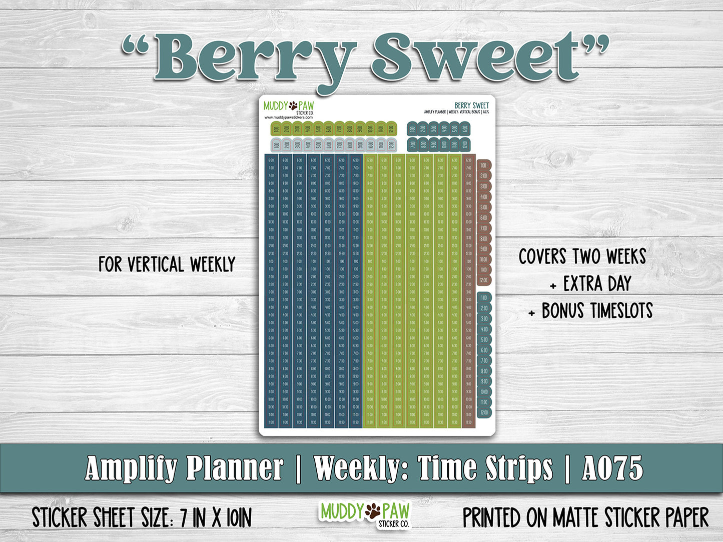 AMPLIFY PLANNER | Berry Sweet | A075