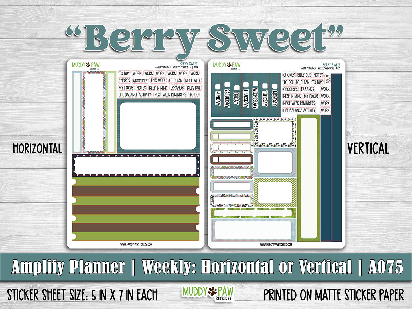 AMPLIFY PLANNER | Berry Sweet | A075