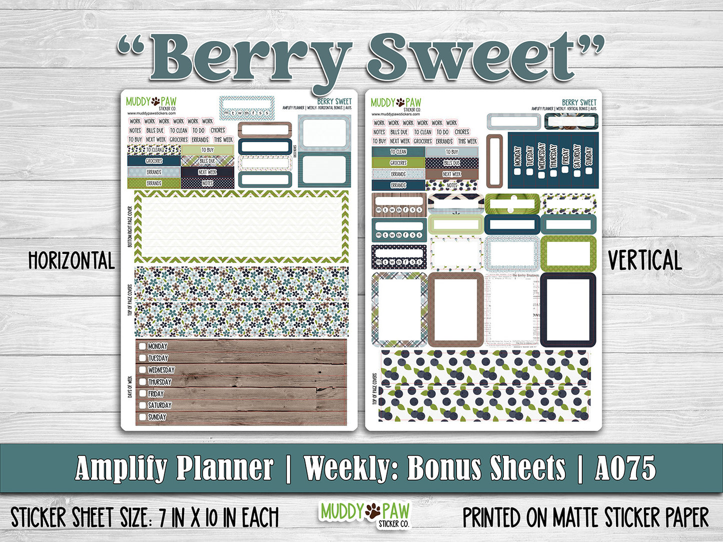 AMPLIFY PLANNER | Berry Sweet | A075