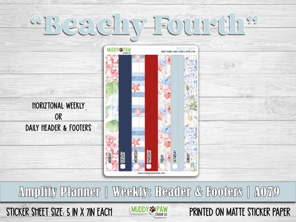 AMPLIFY PLANNER | Beachy Fourth | A079