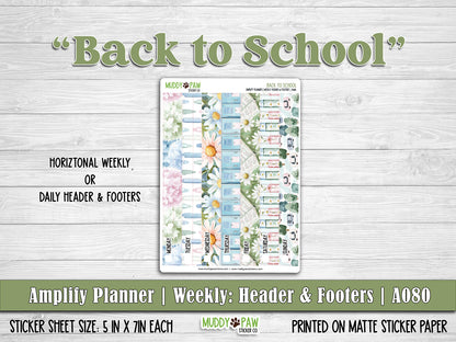 AMPLIFY PLANNER | Back to School | A080