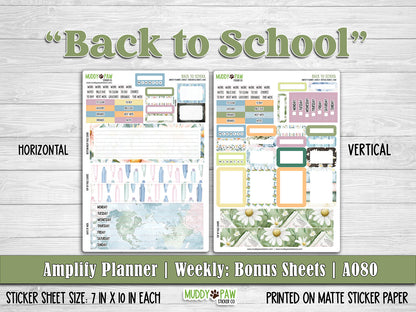 AMPLIFY PLANNER | Back to School | A080