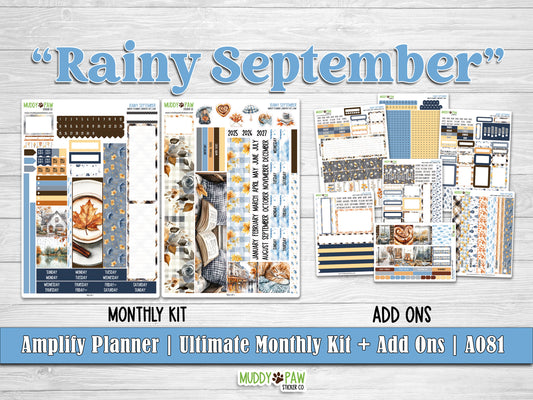 AMPLIFY PLANNER | Rainy September | A081