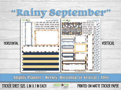 AMPLIFY PLANNER | Rainy September | A081