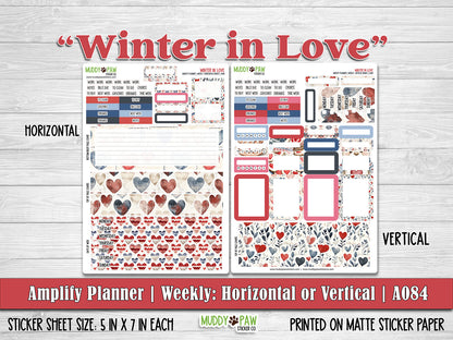 AMPLIFY PLANNER | Winter in Love | A084