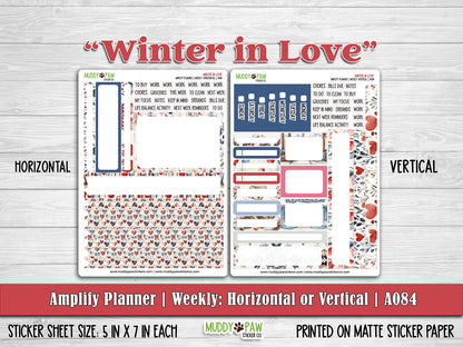 AMPLIFY PLANNER | Winter in Love | A084