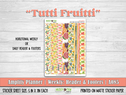 AMPLIFY PLANNER | Tutti Fruitti | A085