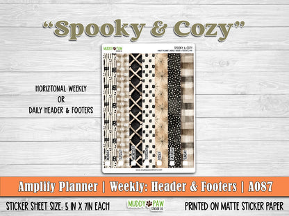AMPLIFY PLANNER | SPOOKY & COZY | A087