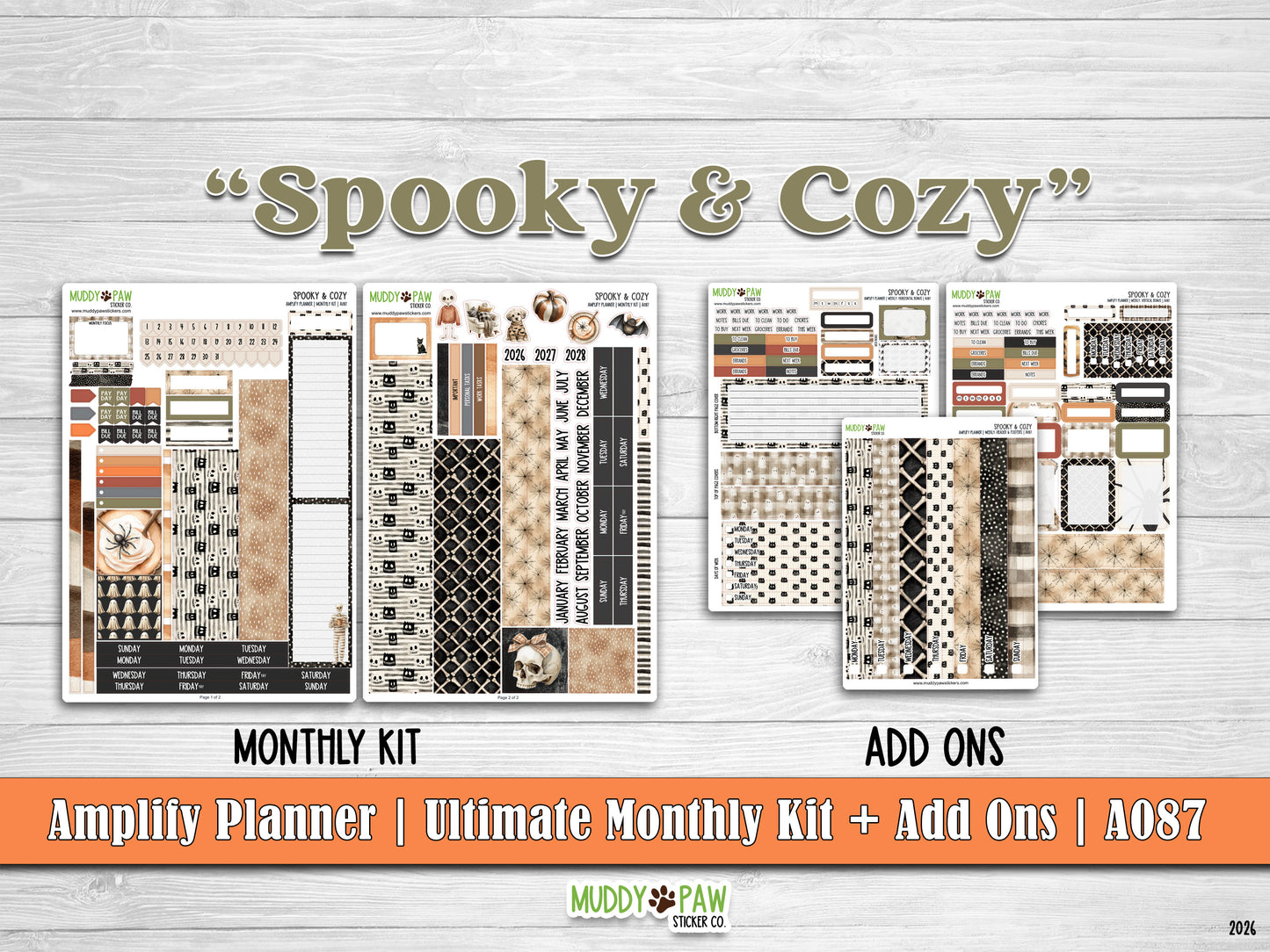 AMPLIFY PLANNER | SPOOKY & COZY | A087