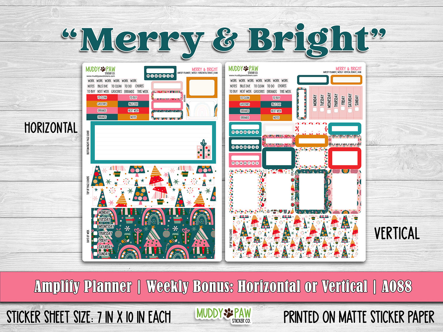AMPLIFY PLANNER | MERRY & BRIGHT | A088