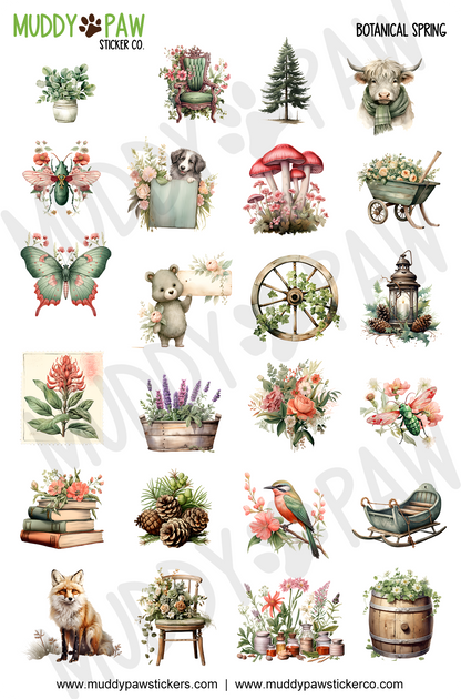 Botanical Spring | STICKER SHEET