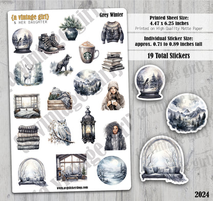 AMPLIFY PLANNER | Grey Winter | A072