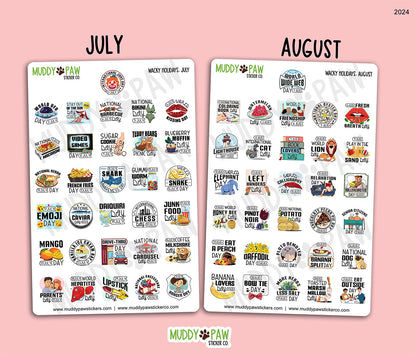 WACKY HOLIDAYS | STICKER SHEET