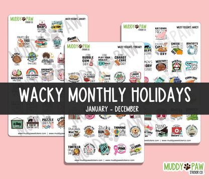 WACKY HOLIDAYS | STICKER SHEET