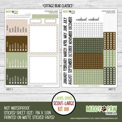 LAUREL DENISE | COTTAGE BEAR CLASSICS | 001 | LARGE SCOUT