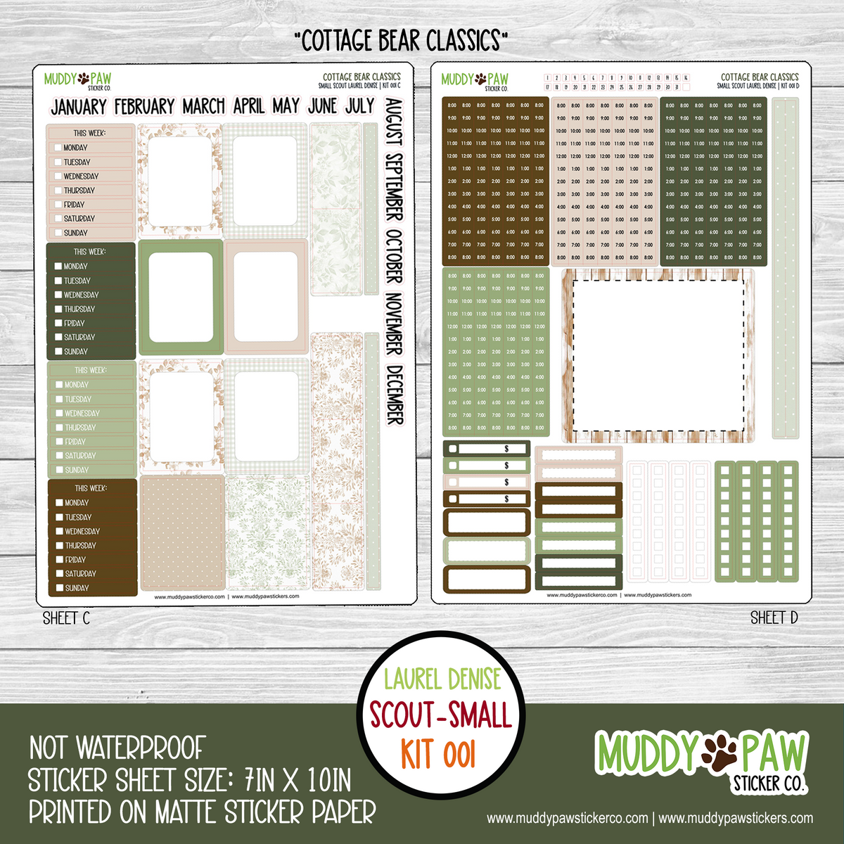 LAUREL DENISE | COTTAGE BEAR CLASSICS | 001 | SMALL SCOUT
