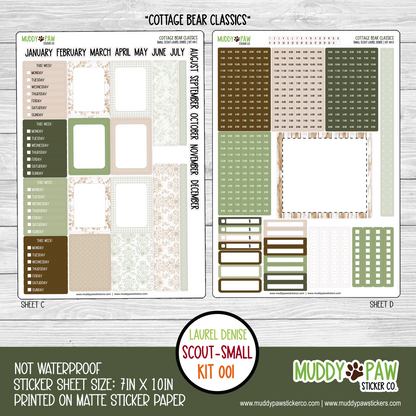LAUREL DENISE | COTTAGE BEAR CLASSICS | 001 | SMALL SCOUT